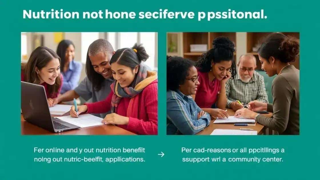How to apply for nutrition benefits
