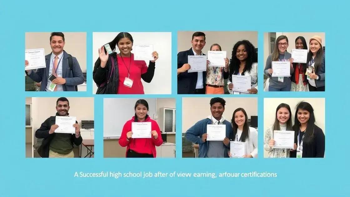 Real-world impact: success stories of certified students