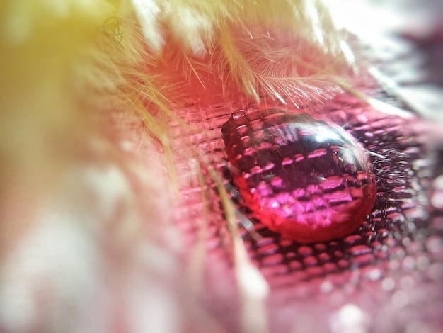 A close-up of a scientist using a high-tech microscope to analyze a cellular sample during a gene therapy experiment, with detailed visualization of DNA strands and cellular activity.