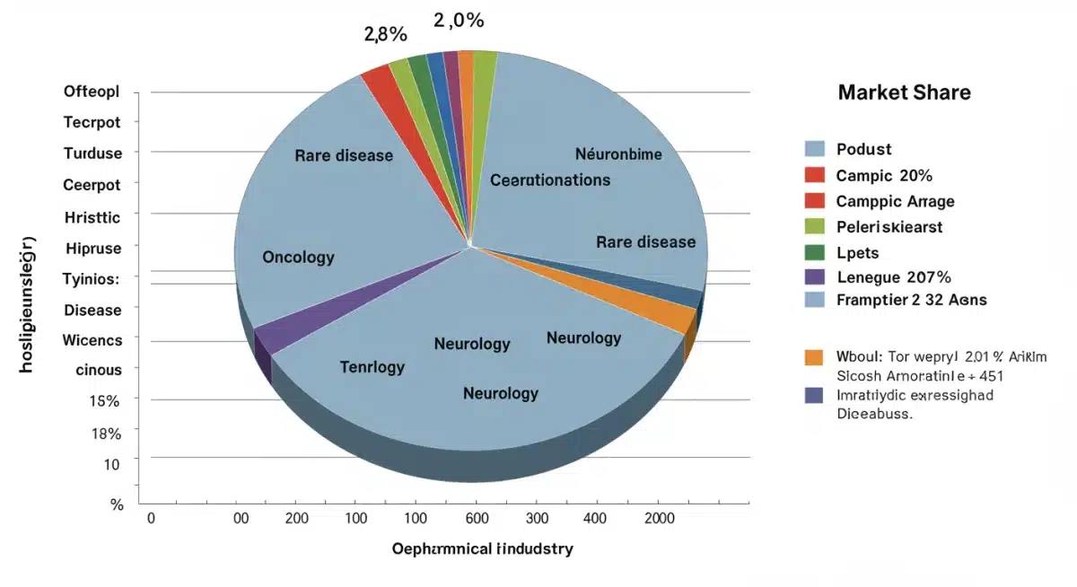 Biotech therapeutic areas market share