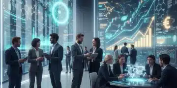 Biotech professionals networking at a Q3 2026 investor forum