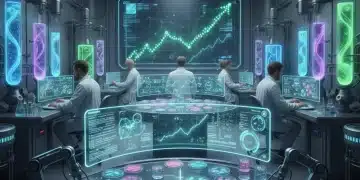 Biotech scientists collaborating in a modern lab, symbolizing innovation and seed funding success.